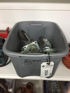 Bin of Assorted Castors.