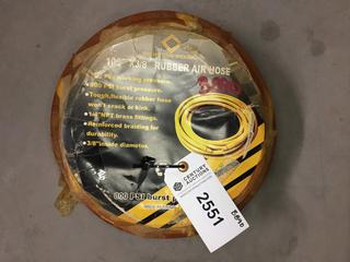 Southeastern Wholesale 100'x3/8" Rubber Air Hose.