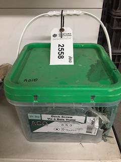 20lbs Deck Screws. 8x3.