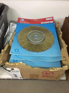 (10) 8" Wire Brush Wheels.