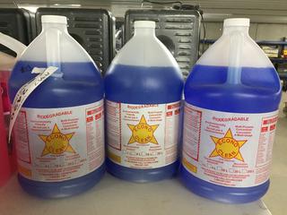 (3) Jugs of Car Wash Soap & (1) Wash & Wax Concentrate.