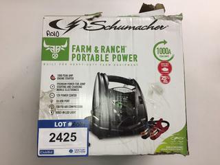 Schumacher Portable Power Booster Pack w/ Air Compressor.