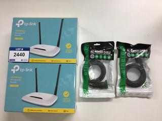 (2) 300mbps Modems & AC Power Cable.