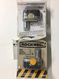 (2) Rockwell Shop Series 14.4V Battery Chargers.