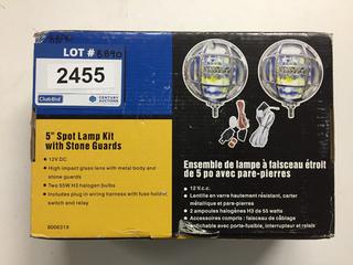 Power Fist 5" Spot Lamp Kit w/ Stone Guards.