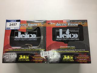 (2) Jetco Extreme Halogen Output Heavy Duty Lighting.