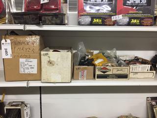 Quantity of Various Trailer Marker Lights, Plugs, Seal Kits, & Spark Plugs.