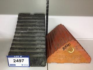 (2) Rubber Wheel Chocks.