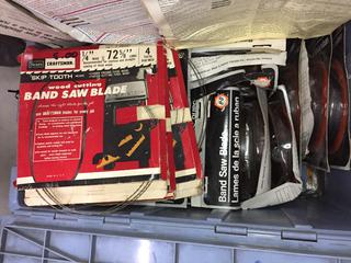 Assorted Bandsaw Blades.