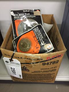 Assorted 2" & 4" Wire Wheel Brushes.