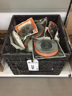 Quantity of 4" Wire Wheel Brushes.