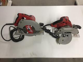 (2) Milwaukee 7 1/4" Circular Saws.