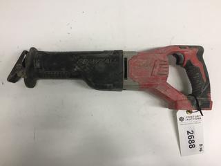 Milwaukee Cordless Reciprocating Saw, No Battery or Charger.