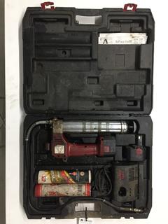 Alemite 575 Pneumatic 12V Grease Gun c/w (2) Batteries & Charger.