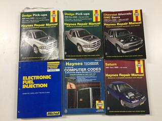 Assorted Vehicle Manuals.