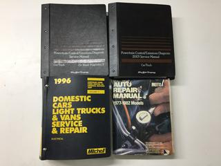 Assorted Vehicle Manuals.