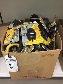 Quantity of Assorted Real Tough Dog Tire Toys.