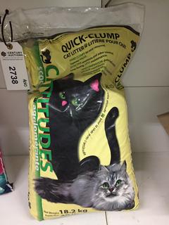 40lb Bag of Quick Clump Cat Litter.