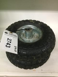 (2) 4.10/3.50-4 Tires.