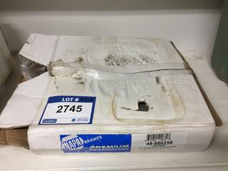 Napa Premium Disc Brake Rotor, 48-880258.
