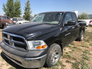 Selling Off- Site -  2011 Dodge 1500 Crew Cab Short Box 4x4 c/w 4.7 Vi, Auto, Body Damage, Under Carriage Damage, Showing 78,674 Kms. VIN 1C6RD7FP9CS104673  Location - 527 North 200 East, Raymond, AB -  For Further Information Please Call Chris 403-308-1161.