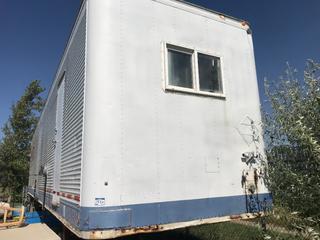 Selling Off- Site -  Great Dane 48' Job Shack c/w Heater, Lights, Shelving, Lunchroom, Not For Road Use, Can Not Be Removed Before October 1, 2021.  Location - 527 North 200 East, Raymond, AB -  For Further Information Please Call Chris 403-308-1161.