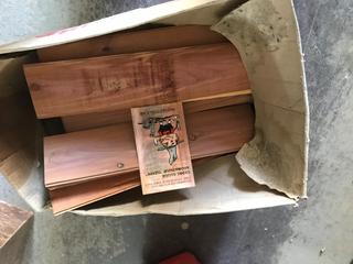 Selling Off- Site -  (55) Pieces of TEG Cedar 3.5x15.  Location - 527 North 200 East, Raymond, AB -  For Further Information Please Call Chris 403-308-1161.