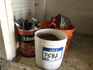 Selling Off- Site -  (3) Containers of Misc. Tools, Pullers & Horse Shoes.  Location - 527 North 200 East, Raymond, AB -  For Further Information Please Call Chris 403-308-1161.