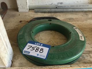 Selling Off- Site -  125 Ft. Steel Fish Tape.  Location - 527 North 200 East, Raymond, AB -  For Further Information Please Call Chris 403-308-1161.