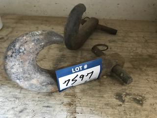 Selling Off- Site -  (2) Hooks.  Location - 527 North 200 East, Raymond, AB -  For Further Information Please Call Chris 403-308-1161.