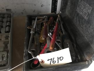 Selling Off- Site -  Box of Misc. Tools.  Location - 527 North 200 East, Raymond, AB -  For Further Information Please Call Chris 403-308-1161.