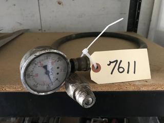 Selling Off- Site -  Hydraulic Pressure Gauge.  Location - 527 North 200 East, Raymond, AB -  For Further Information Please Call Chris 403-308-1161.