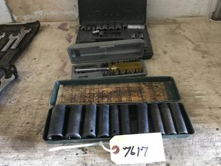 Selling Off- Site -  Socket Set, Impact Sockets, Screwdriver Set, All Incomplete.  Location - 527 North 200 East, Raymond, AB -  For Further Information Please Call Chris 403-308-1161.