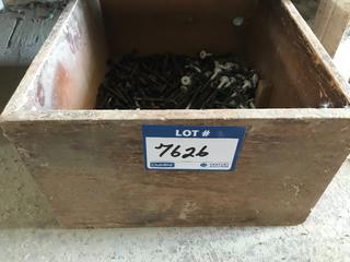 Selling Off- Site -  Wood Box of Screws.  Location - 527 North 200 East, Raymond, AB -  For Further Information Please Call Chris 403-308-1161.