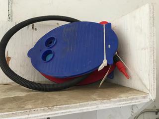Selling Off- Site -  Foot Air Pump.  Location - 527 North 200 East, Raymond, AB -  For Further Information Please Call Chris 403-308-1161.