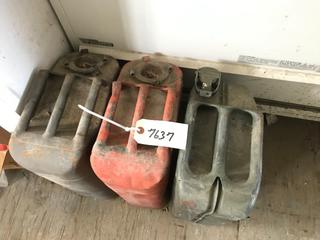 Selling Off- Site -  (3) Jerry Cans.  Location - 527 North 200 East, Raymond, AB -  For Further Information Please Call Chris 403-308-1161.