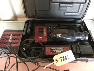Selling Off- Site -  Antique JVC Video Recorder w/Power Pack.  Location - 527 North 200 East, Raymond, AB -  For Further Information Please Call Chris 403-308-1161.