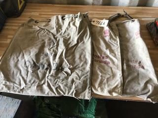 Selling Off- Site -  (3) Vintage Mail Bags Dated 1964, 1977 & 1980.  Location - 527 North 200 East, Raymond, AB -  For Further Information Please Call Chris 403-308-1161.