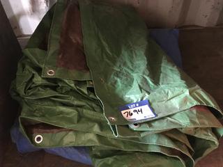 Selling Off- Site -  (2) Tarps Size Unknown.  Location - 527 North 200 East, Raymond, AB -  For Further Information Please Call Chris 403-308-1161.