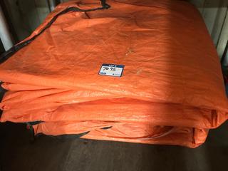 Selling Off- Site -  (4) Insulated Tarps Size Unknown.  Location - 527 North 200 East, Raymond, AB -  For Further Information Please Call Chris 403-308-1161.