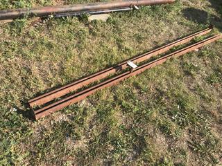 Selling Off- Site -  (2) 9Ft. Barn Door Tracks.  Location - 527 North 200 East, Raymond, AB -  For Further Information Please Call Chris 403-308-1161.