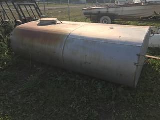 Selling Off- Site -  1000 Gal Water Tank.  Location - 527 North 200 East, Raymond, AB -  For Further Information Please Call Chris 403-308-1161.
