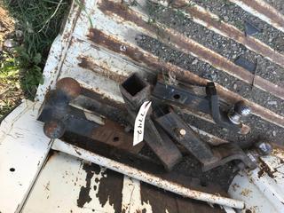 Selling Off- Site -  (2) Receivers Drop Hitches.  Location - 527 North 200 East, Raymond, AB -  For Further Information Please Call Chris 403-308-1161.