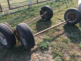 Selling Off- Site -  (2) Trailer Axles w/Brakes.  Location - 527 North 200 East, Raymond, AB -  For Further Information Please Call Chris 403-308-1161.