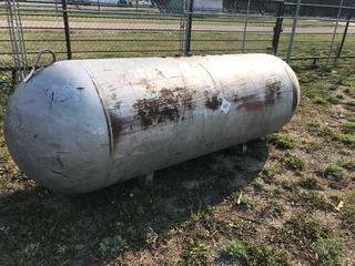 Selling Off- Site -  Large Propane Tank, Not Certified.  Location - 527 North 200 East, Raymond, AB -  For Further Information Please Call Chris 403-308-1161.