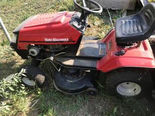 Selling Off- Site -  Yard Machines Lawn Tractor, Parts Only.  Location - 527 North 200 East, Raymond, AB -  For Further Information Please Call Chris 403-308-1161.