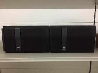 (2) Wharfedale Speakers, Smoke Damaged.