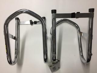 (2) Removable Wheel Chocks, 6.5" Inside Width.