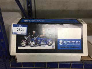 Harley Splash Guard, Exhaust Insulating Wrap, Speedometer, Chrome Handlebar Riser, Clutch Cover & Wires.