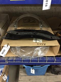 (2) Clear Front Windshields & (1) Black Windshield.